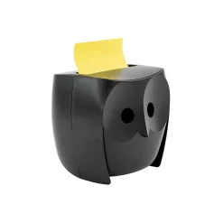 Sticky Notes*Post-it Note Dispenser, Owl Design, Black (OWL-330-BK)