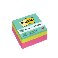 Post-It Notes*Post-it Notes, 3" x 3", Assorted Collection, 400 Sheet/Pad (2027) Assorted Brights