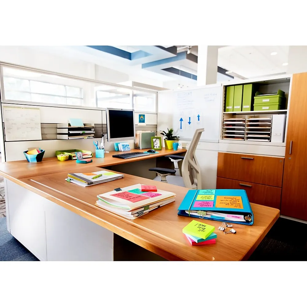 Post-It Notes*Post-it Notes, 3" x 3", Blue Wave, 470 Sheet/Pad (2056-RC)