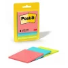 Post-It Notes*Post-it Notes, 3" x 3", Poptimistic Collection, 50 Sheet/Pad, 3 Pads/Pack (6301)