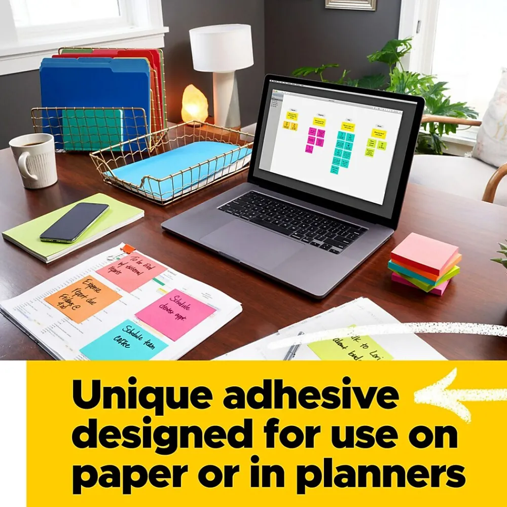 Post-It Notes*Post-it Notes, 3" x 3", Collection, 100 Sheet/Pad, 14 Pads/Pack (65414AN) Poptimistic