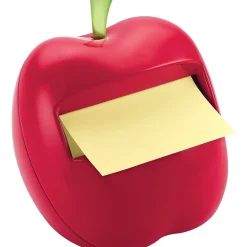 Pop-Up Dispensers*Post-it Pop-Up Apple-Shaped Dispenser for 3" x 3" Notes, Red, 1 Pad/Pack (APL330)