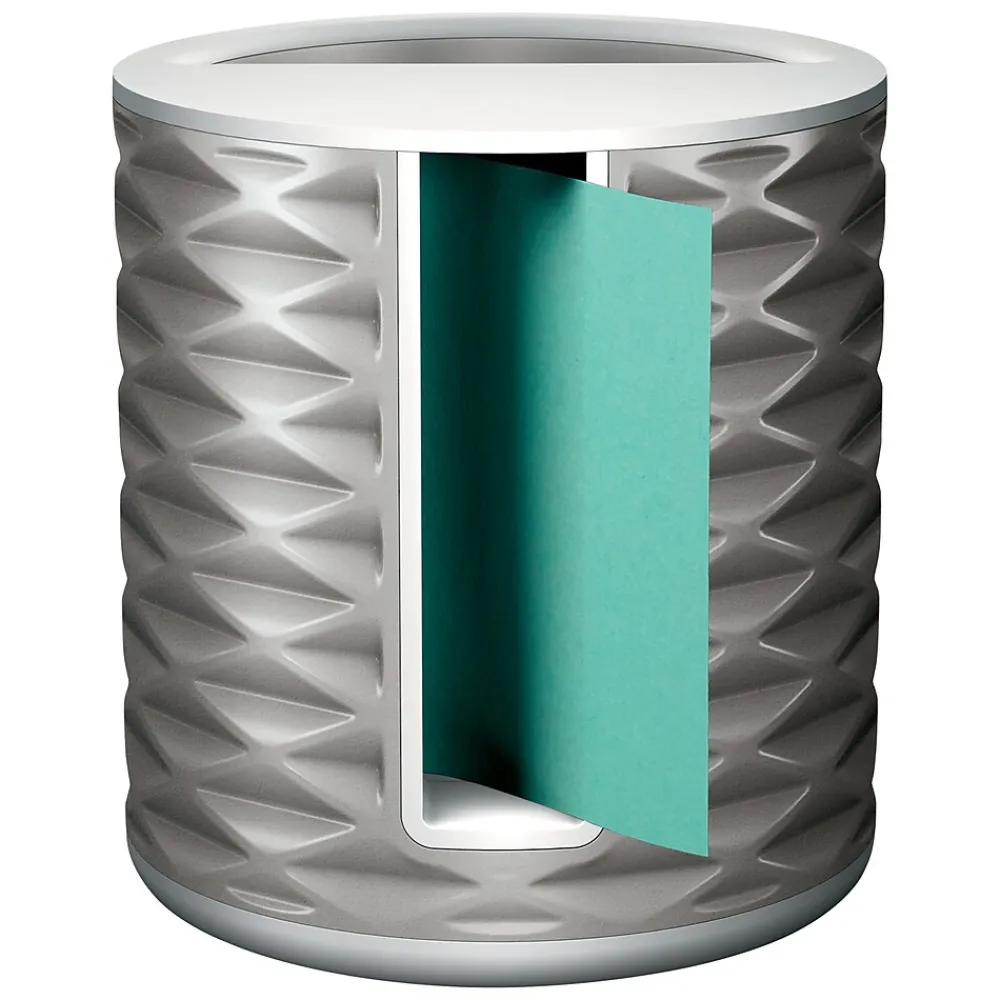 Pop-Up Dispensers*Post-it Pop-up Dispenser for 3" x 3" Sticky Notes, White/Grey (ABS-330-W)