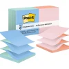 Sticky Notes*Post-it Pop-up Notes, 3" x 3", Beachside Café Collection, 90 Sheet/Pad, 12 Pads/Pack (R330UALT)