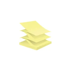 Post-It Notes*Post-it Recycled Super Sticky Pop-up Notes, 3" x 3", Canary Collection, 70 Sheet/Pad, 6 Pads/Pack (R330R-6SSCY) Canary Yellow