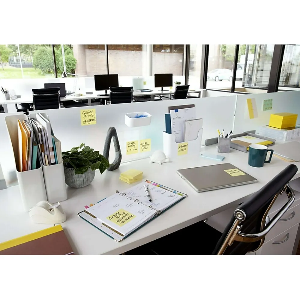 Post-It Notes*Post-it Recycled Super Sticky Pop-up Notes, 3" x 3", Canary Collection, 70 Sheet/Pad, 6 Pads/Pack (R330R-6SSCY) Canary Yellow