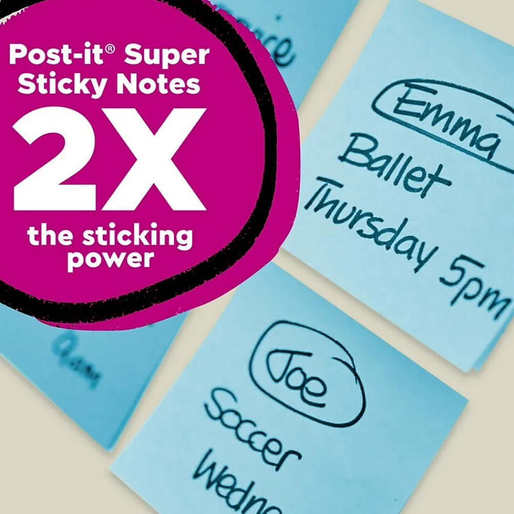 Post-It Notes*Post-it Recycled Super Sticky Pop-up Notes, 3" x 3", Collection, 70 Sheet/Pad, 6 Pads/Pack (R330R-6SST) Oasis