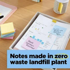 Post-It Notes*Post-it Recycled Super Sticky Pop-up Notes, 3