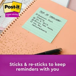Post-It Notes*Post-it Recycled Super Sticky Notes, 4