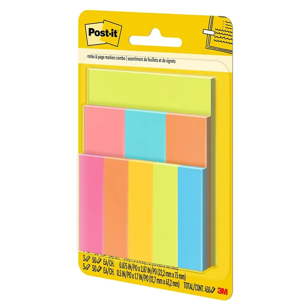 Post-It Notes*Post-it Sticky Notes Combo Pack with Pagemarkers, Assorted Collection (670-COMBO)