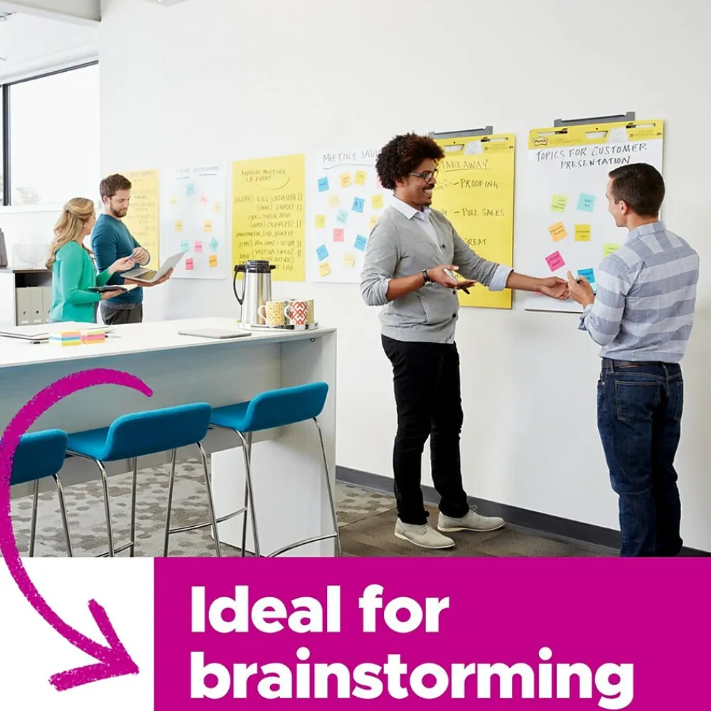 Easel Paper Pads*Post-it ® Super Sticky Easel Pad, 25" x 30", Yellow with Lines, 30 Sheets/Pad (561)