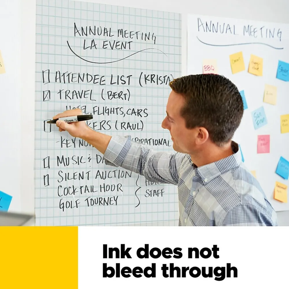 Easel Paper Pads*Post-it ® Super Sticky Easel Pad, 25" x 30", White with Grid, 30 Sheets/Pad (560)