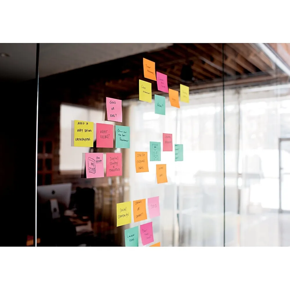 Pop-Up Dispensers*Post-it Super Sticky Pop-Up Notes Dispenser for 3" x 3" Notes, Black, 12 Pads (DS330-SSVA)