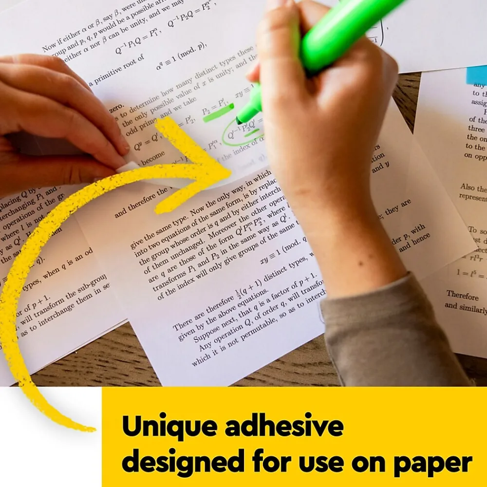 Post-It Notes*Post-it Transparent Notes, 2.8" x 2.8", Assorted Collection, 30 Sheet/Pad, 3 Pads/Pack (600-3COL)