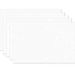 Construction Paper*Prang 12" x 18" Construction Paper, Bright White, 100 Sheets/Pack, 5 Packs (PAC8708-5)