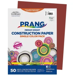 Construction Paper*Prang 9" x 12" Construction Paper, Red, 50 Sheets/Pack (P6103-0001)