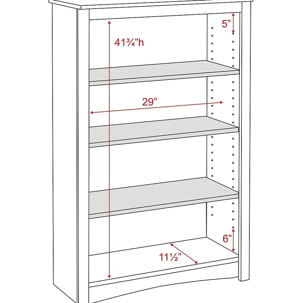 Bookcases*Prepac ™ 4 Shelf Bookcase, Espresso