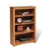 Bookcases*Prepac ™ 4 Shelf Bookcase, Oak