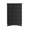 Storage Cabinets*Prepac 44.75" Sonoma 5 Drawer Chest, Black (BDC-3345-K)