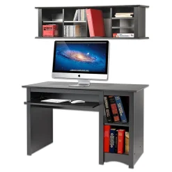 Computer Desks*Prepac 48" W Computer Desk, Black (BDD-2948)