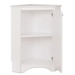 Storage Cabinets*Prepac Elite White Corner Storage Cabinet (WSCC-0603-1)