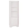 Storage Cabinets*Prepac Elite White Tall 1-Door Corner Storage Cabinet (WSCC-0604-1)