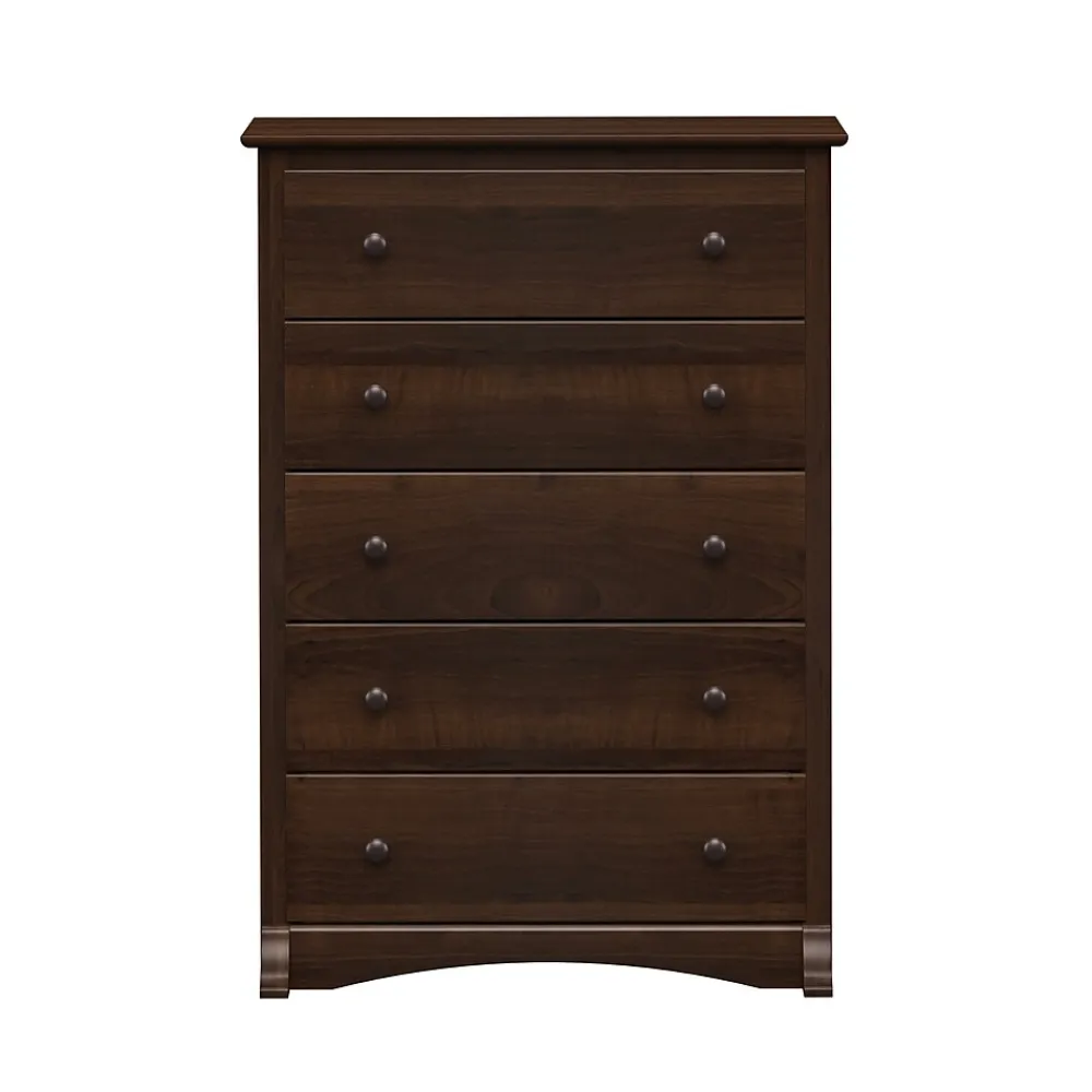 Storage Cabinets*Prepac Fremont 44.75" 5-Drawer Chest, Espresso (EDC-3345-K)