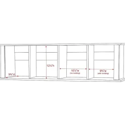 Shelving*Prepac ™ Wall Mounted Desk Hutch, 48