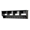 Shelving*Prepac ™ Wide Hanging Entryway Shelf, 60" x 11.5", Black