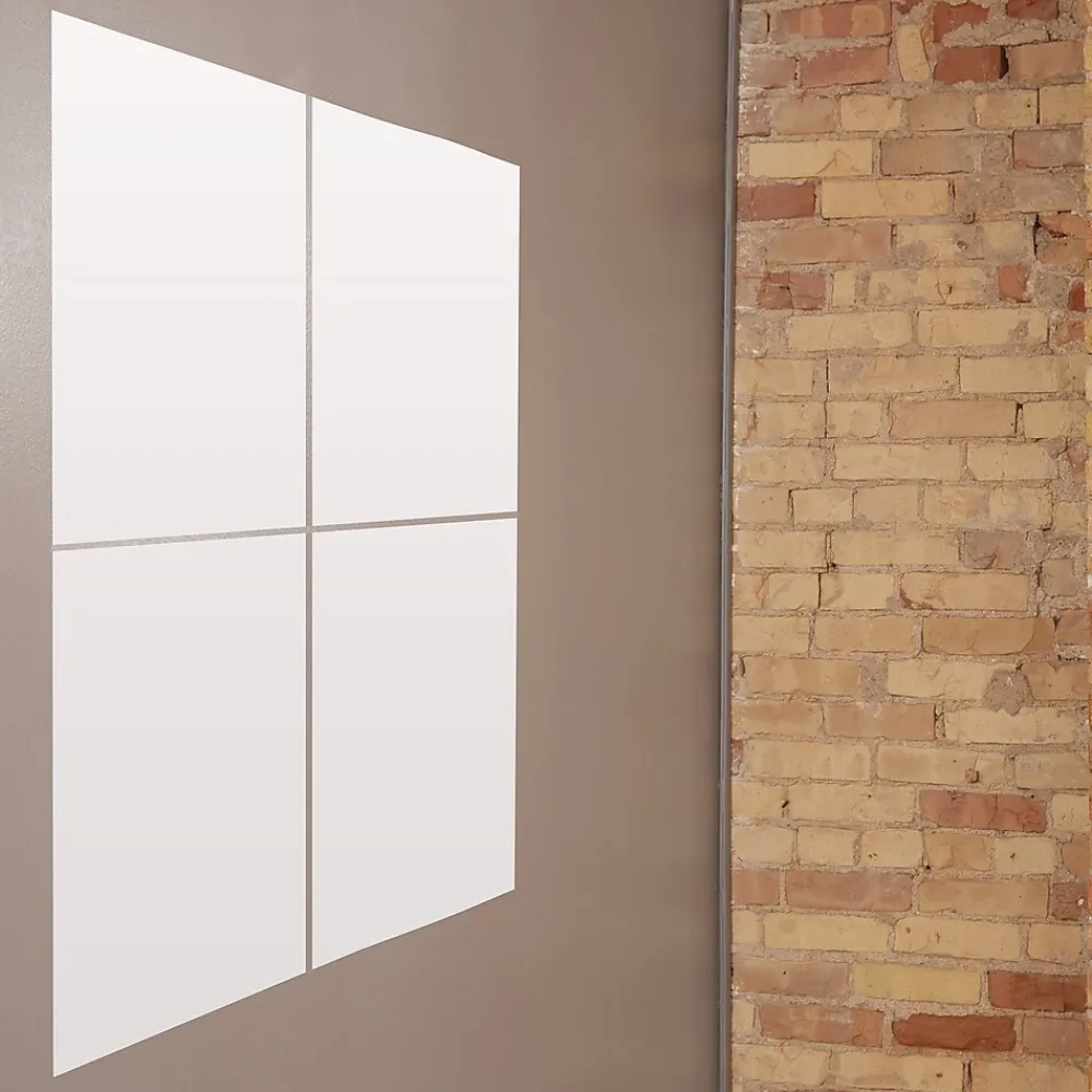 Dry Erase*Quartet ® Anywhere™ Repositionable Dry-Erase Surface, Self-Adhesive Sheets, 3’ x 2’ (R85532)