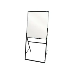 Dry Erase*Quartet Futura Flip Chart Easel, 67", Black Metal (QT351900)