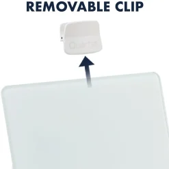 Dry Erase*Quartet Glass Dry-Erase Desktop Easel, White Surface, Frameless, 9