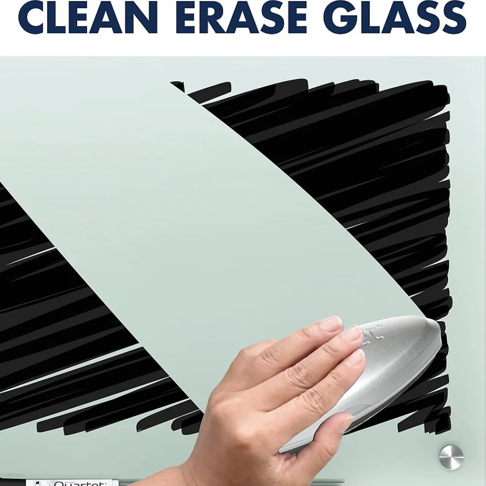 Dry Erase*Quartet Infinity Glass Dry-Erase Whiteboard, 6' x 4' (G7248F)
