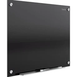 Dry Erase*Quartet Infinity Magnetic Glass Dry-Erase Whiteboard, Black, 3' x 2' (G3624B)