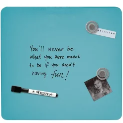 Dry Erase*Quartet Tin Dry-Erase Board, 1' x 1', Assorted Colors (TSQ1212A)