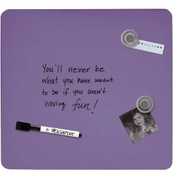 Dry Erase*Quartet Tin Dry-Erase Board, 1' x 1', Assorted Colors (TSQ1212A)