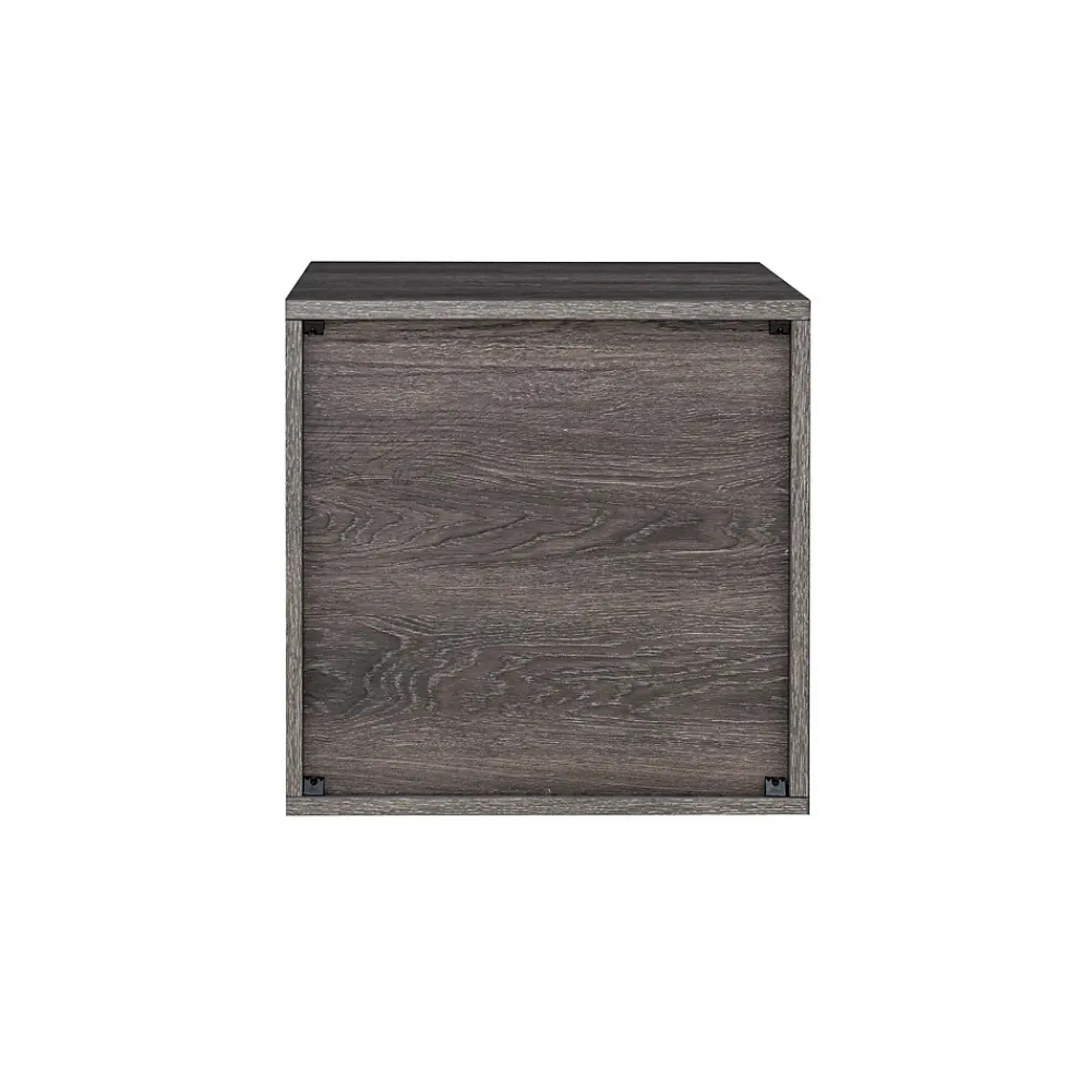 Storage Cabinets*QUUBs 15.75" Storage Cabinet with 1 Shelf, Weathered Gray (G115002100)