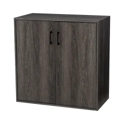 Storage Cabinets*QUUBs 31.5" Storage Cabinet with 2 Shelves, Weathered Gray (G115002600)