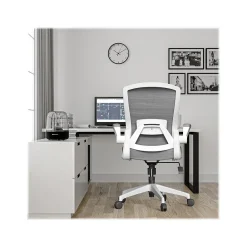 Office Chairs*RAYNOR GROUP ION Fabric Task Chair, Gray/White (ION-WH-GRY)