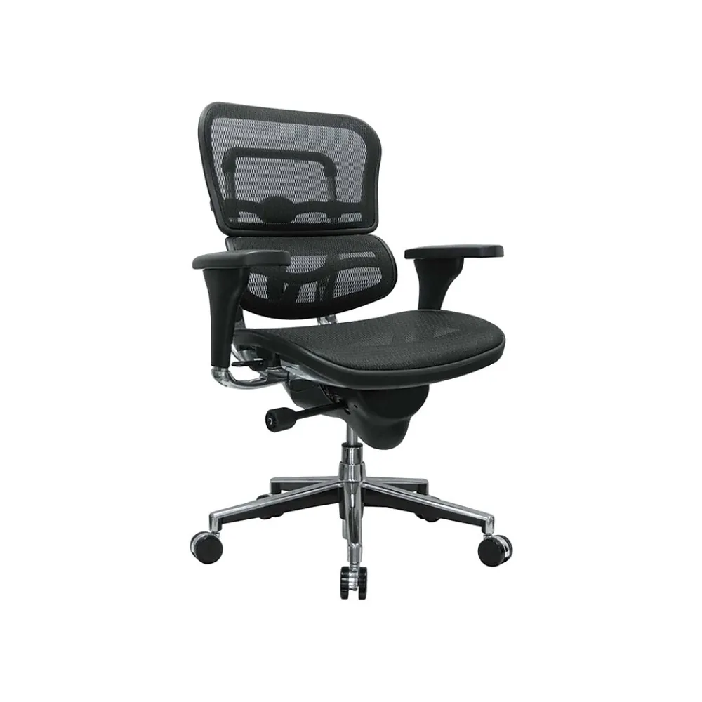 Office Chairs*RAYNOR GROUP Raynor Low Back Mesh Task Chair, Black (ME8ERGLO(N))