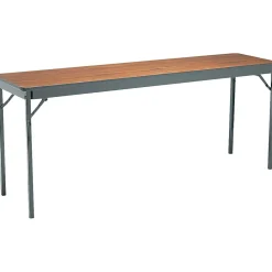 Folding Tables*Barricks Rectangular Folding Table, 30Hx18Wx72"L
