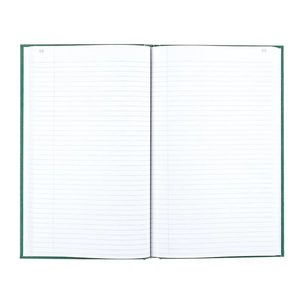 Accounting & Record Journals*National Brand Rediform Emerald Series Record Book, 7.25"W x 12.25"H, Green, 150 Sheets/Book (56131)