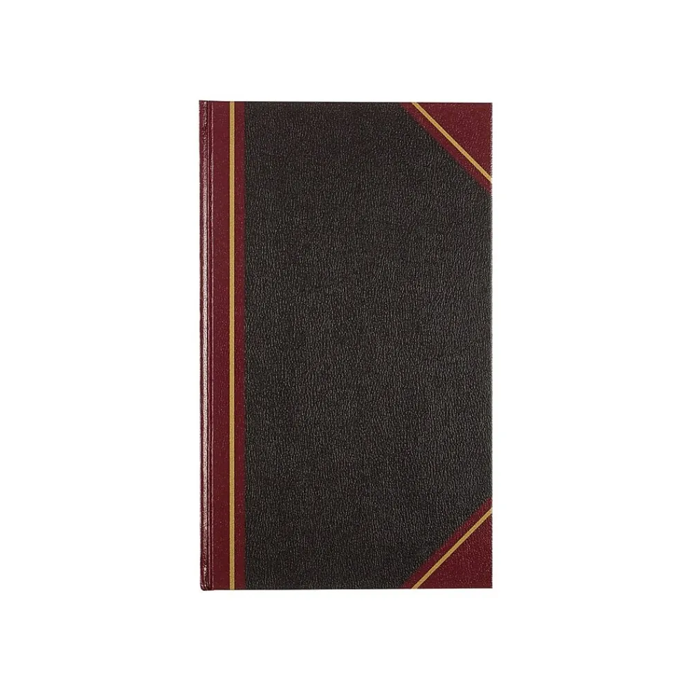Accounting & Record Journals*National Brand Rediform Texhide Record Book, 500 Pages, Black (57151)