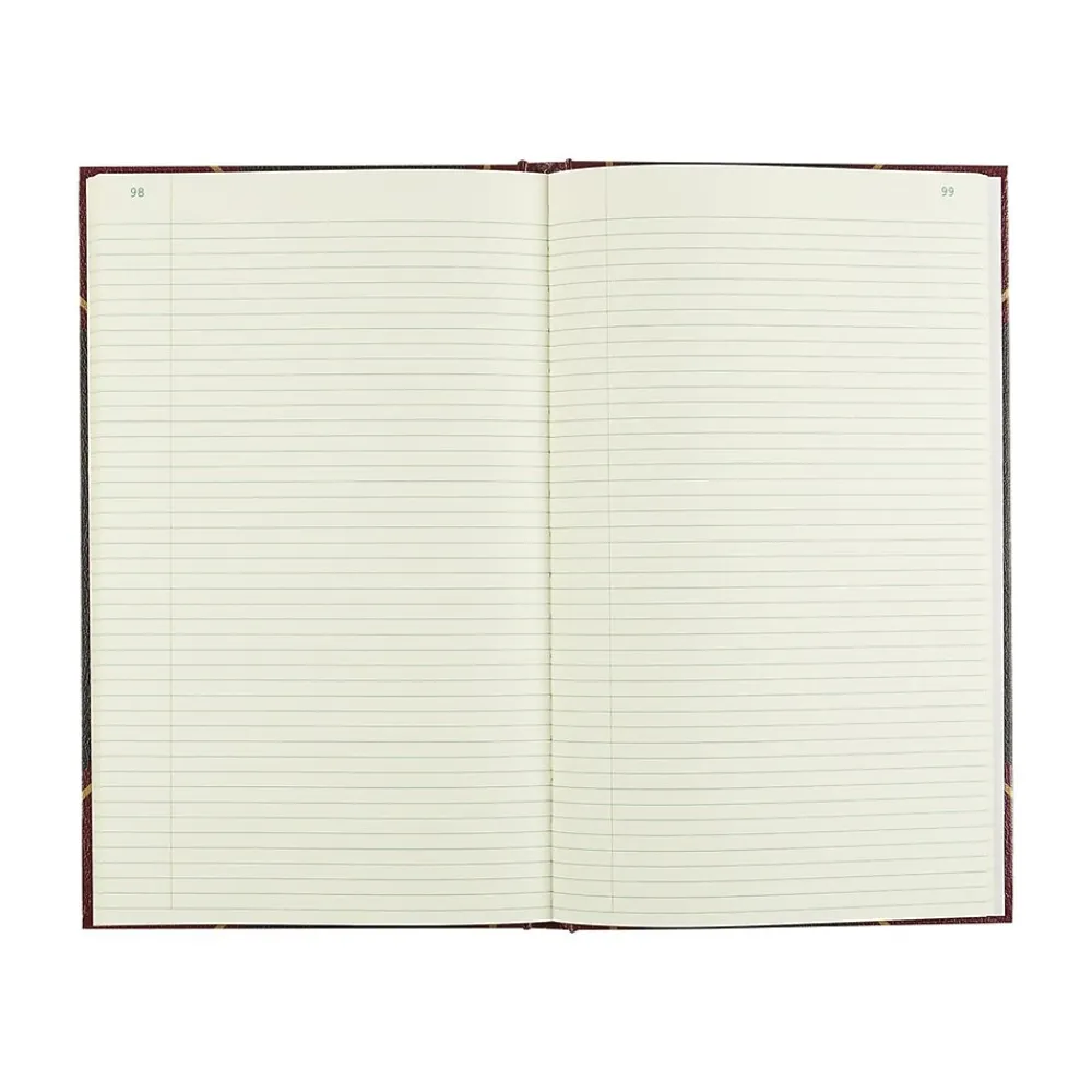 Accounting & Record Journals*National Brand Rediform Texhide Record Book, 500 Pages, Black (57151)
