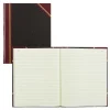 Accounting & Record Journals*National Brand Rediform Texhide Record Book, 7 7/8" x 10", Black, 150 Sheets/Book (56231)