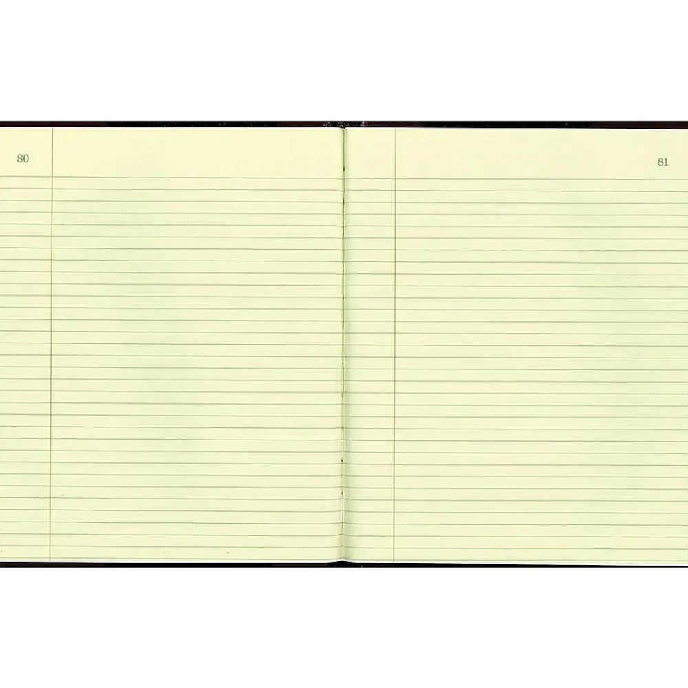 Accounting & Record Journals*National Brand Rediform Texhide Record Book, 7 7/8" x 10", Black, 150 Sheets/Book (56231)