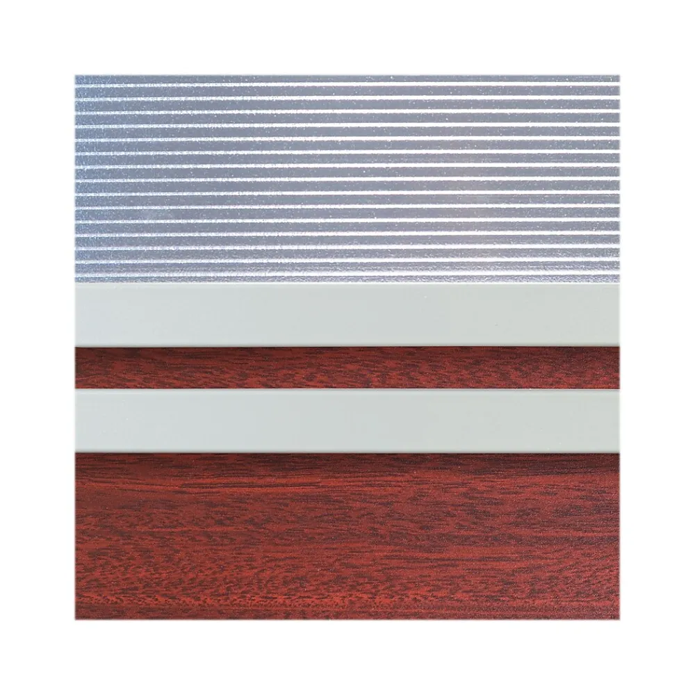 Office Desks*Regency Marque 72"W Curved Reception Desk Workstation, (77310MH) Mahogany