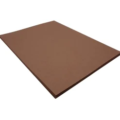 Construction Paper*Riverside 3D 9" x 12" Construction Paper, Dark Brown, 50 Sheets (P103606)