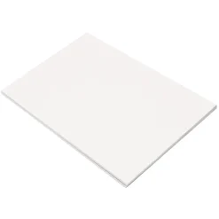 Construction Paper*Riverside 3D 12" x 18" Construction Paper, White, 50 Sheets (P103613)