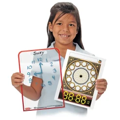 Dry Erase*Roylco Wipe Clean Worksheet Cover Dry-Erase Whiteboard, Plastic Frame, 9